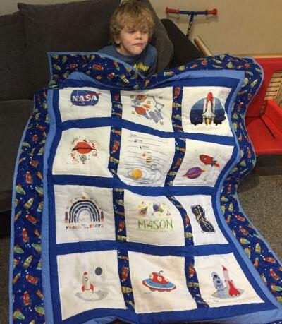 Photo of Mason As quilt