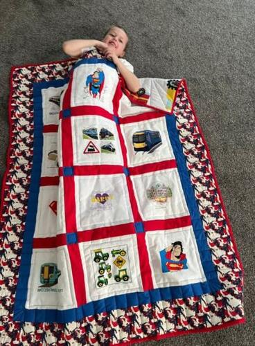 Photo of Harry Ts quilt