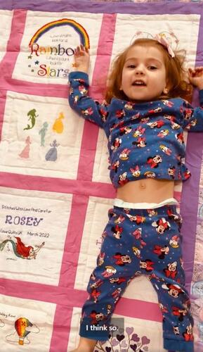 Photo of Rosey Ws quilt