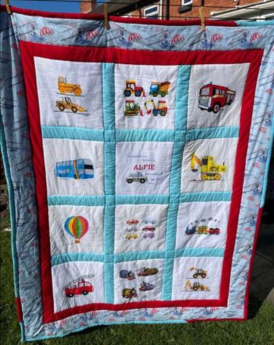 Photo of Alfie Hs quilt