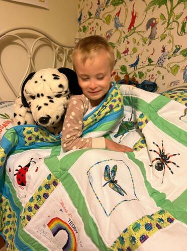 Photo of Teddy Ns quilt
