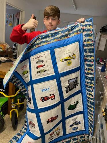 Photo of Billy Ls quilt