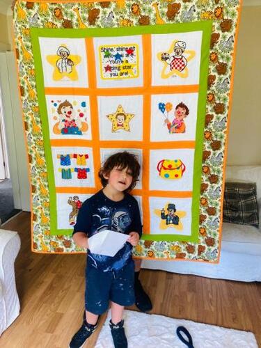 Photo of Lucas Rs quilt