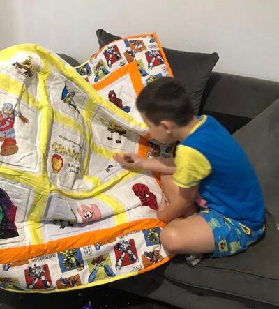 Photo of Charlie Fs quilt
