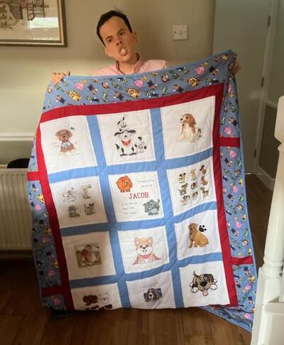 Photo of Jacob Cs quilt