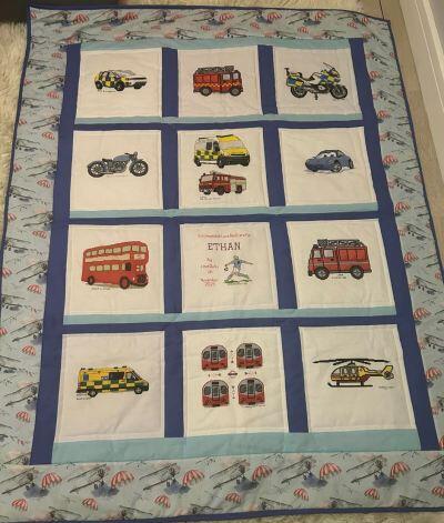 Photo of Ethan Ds quilt