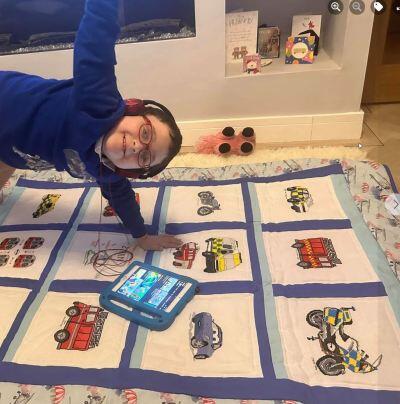 Photo of Ethan Ds quilt
