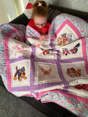 Photo of Lacey-Louises quilt