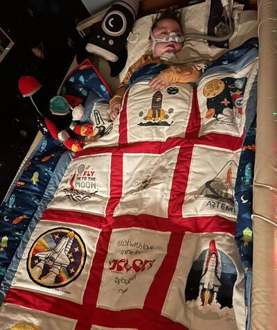 Photo of Jaxon Ks quilt