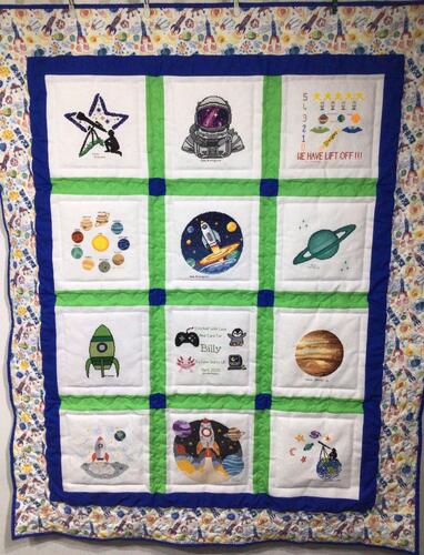 Photo of Billy Ss quilt