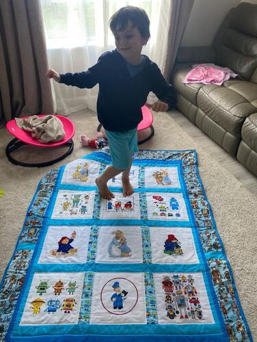 Photo of Josh Ws quilt