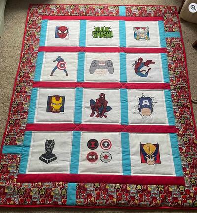 Photo of Zachary Ds quilt