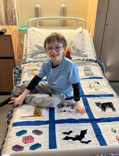Photo of Harry Bs quilt