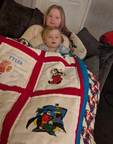 Photo of Tyler Hs quilt