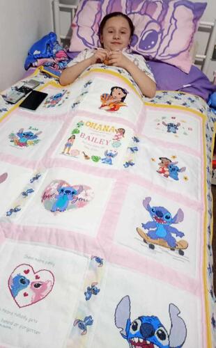 Photo of Bailey Fs quilt