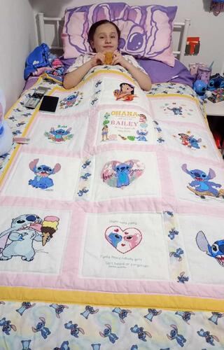 Photo of Bailey Fs quilt