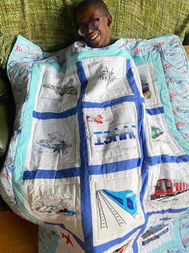 Photo of Isaac Ps quilt