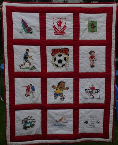 Photo of John Ds quilt