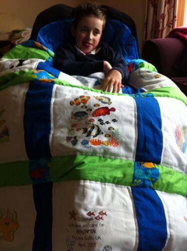 Photo of Benjamin Hs quilt
