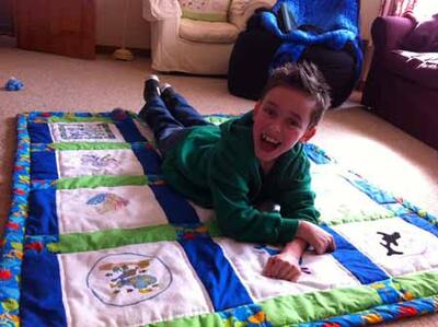 Photo of Benjamin Hs quilt