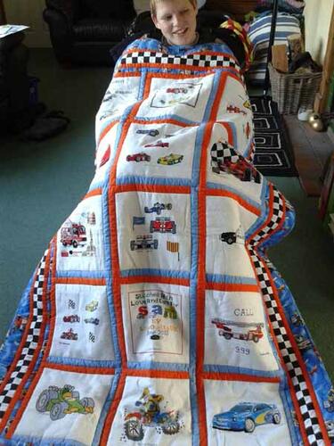 Photo of Sam Fs quilt