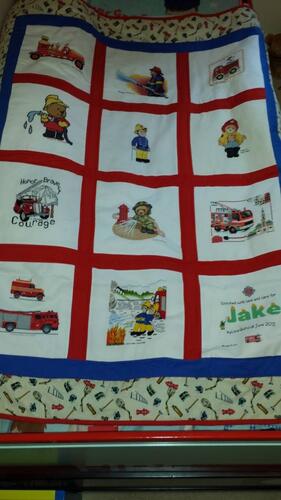 Photo of Jake Fs quilt