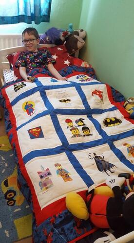 Photo of Michael Ls quilt