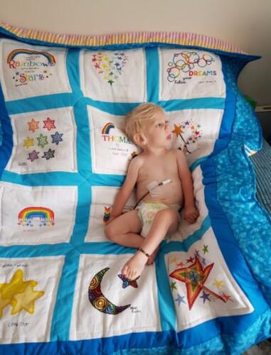 Photo of Thomas Ss quilt