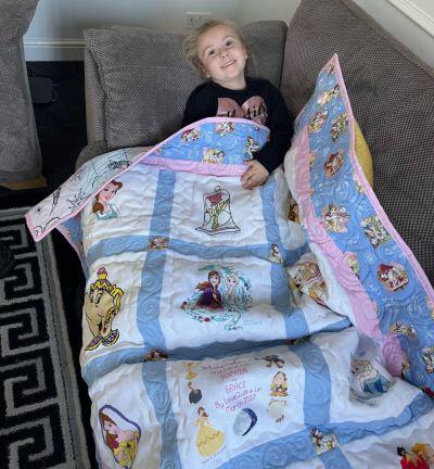 Photo of Sophia-Graces quilt