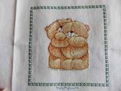 Cross stitch square for Jenson O's quilt