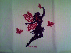 Cross stitch square for Demi-Leigh's quilt