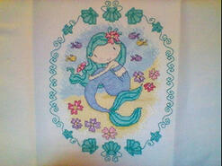 Cross stitch square for Savannah-Leigh's quilt