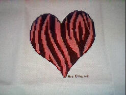 Cross stitch square for Hajir's quilt