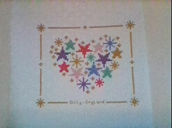 Cross stitch square for Hajir's quilt