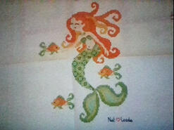 Cross stitch square for Savannah-Leigh's quilt