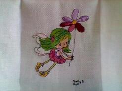 Cross stitch square for Molly L's quilt