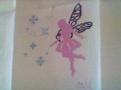 Cross stitch square for Edie's quilt