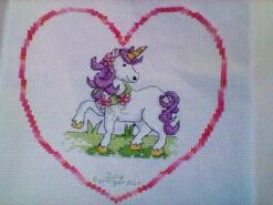 Cross stitch square for Edie's quilt