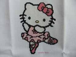 Cross stitch square for Lexi-May's quilt