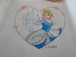 Cross stitch square for Rosey W's quilt
