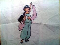 Cross stitch square for Destiny E's quilt