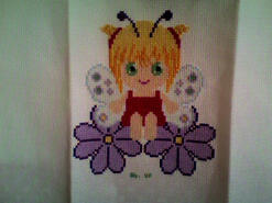 Cross stitch square for Savannah-Leigh's quilt