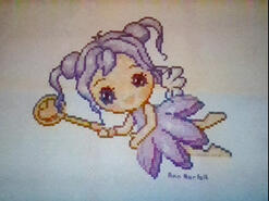 Cross stitch square for Savannah-Leigh's quilt