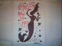 Cross stitch square for Savannah-Leigh's quilt