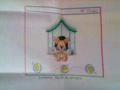 Cross stitch square for Ellie Mae P's quilt
