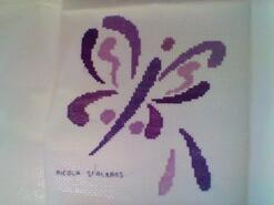Cross stitch square for Keira A's quilt