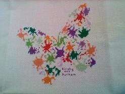Cross stitch square for Keira A's quilt
