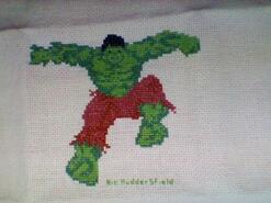 Cross stitch square for Dylan G's quilt