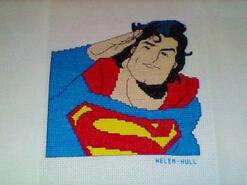 Cross stitch square for Dylan G's quilt