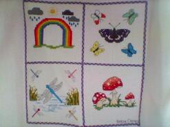 Cross stitch square for Josey L's quilt
